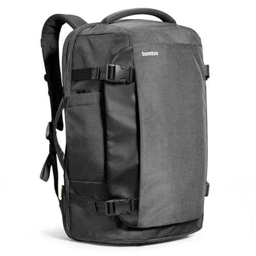 Forclaz Travel Backpack 40L, TSA Carry On Bag Flight Approved, PFAS Free